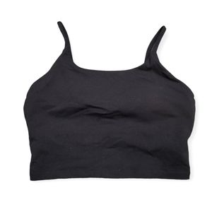 Black Cami Bra Top sz M